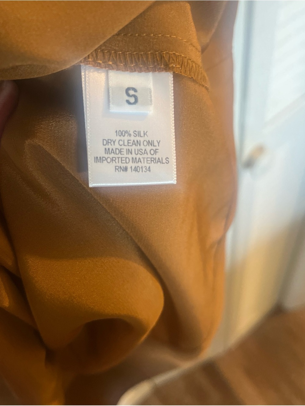 Lavender, Yellow & Brown Colorblock Midi Dress CARLEEN vintage - Picture 4 of 5